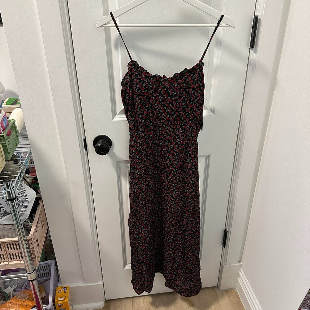 Reformation Cassandra Dress Size 4 Mabel Rose Print NTW